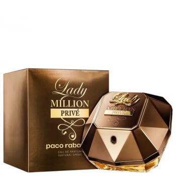 Lady Million Privé Paco Rabanne Eau de Parfum - Perfume Feminino 80ml